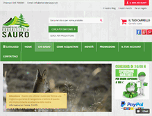 Tablet Screenshot of erboristeriasauro.it
